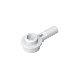 GDS-1570 - Plate Round 1 x 1 with Hollow Stud and Horizontal Bar 1L