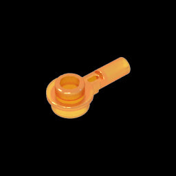 GDS-1570 - Plate Round 1 x 1 with Hollow Stud and Horizontal Bar 1L