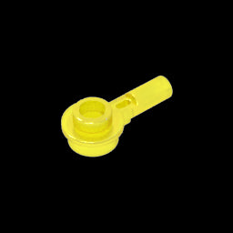 GDS-1570 - Plate Round 1 x 1 with Hollow Stud and Horizontal Bar 1L