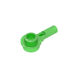 GDS-1570 - Plate Round 1 x 1 with Hollow Stud and Horizontal Bar 1L