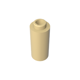 GDS-1574 - Brick Round 1 x 1 x 1 2/3