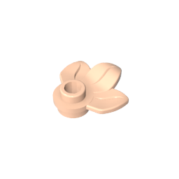 GDS-1576 - Plant, Plate 1 x 1 Round with 3 Leaves