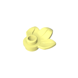 GDS-1576 - Plant, Plate 1 x 1 Round with 3 Leaves