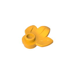GDS-1576 - Plant, Plate 1 x 1 Round with 3 Leaves