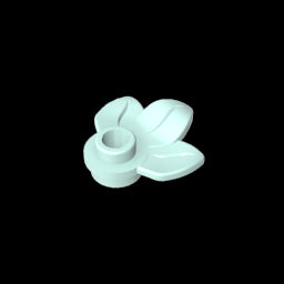 GDS-1576 - Plant, Plate 1 x 1 Round with 3 Leaves