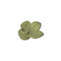 GDS-1576 - Plant, Plate 1 x 1 Round with 3 Leaves