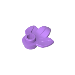 GDS-1576 - Plant, Plate 1 x 1 Round with 3 Leaves