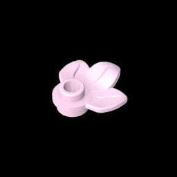 GDS-1576 - Plant, Plate 1 x 1 Round with 3 Leaves