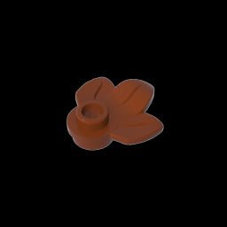 GDS-1576 - Plant, Plate 1 x 1 Round with 3 Leaves