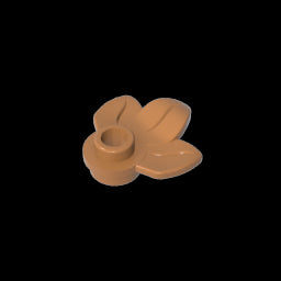 GDS-1576 - Plant, Plate 1 x 1 Round with 3 Leaves