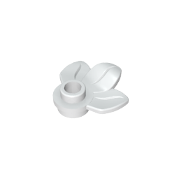 GDS-1576 - Plant, Plate 1 x 1 Round with 3 Leaves