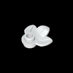 GDS-1576 - Plant, Plate 1 x 1 Round with 3 Leaves