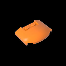 GDS-1577 - Slope Curved 3 x 4 x 2/3 Triple Curved with 2 Sunk Studs