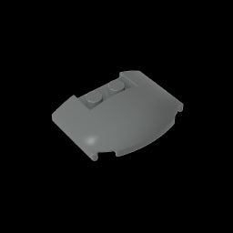GDS-1577 - Slope Curved 3 x 4 x 2/3 Triple Curved with 2 Sunk Studs