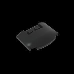 GDS-1577 - Slope Curved 3 x 4 x 2/3 Triple Curved with 2 Sunk Studs