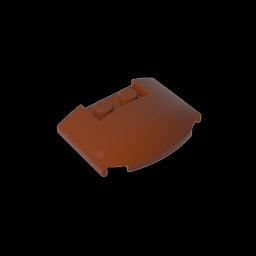 GDS-1577 - Slope Curved 3 x 4 x 2/3 Triple Curved with 2 Sunk Studs