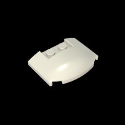 GDS-1577 - Slope Curved 3 x 4 x 2/3 Triple Curved with 2 Sunk Studs