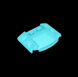 GDS-1577 - Slope Curved 3 x 4 x 2/3 Triple Curved with 2 Sunk Studs