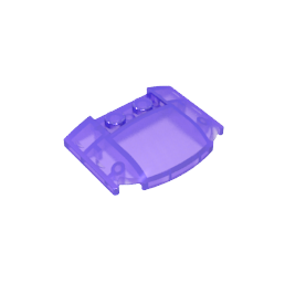 GDS-1577 - Slope Curved 3 x 4 x 2/3 Triple Curved with 2 Sunk Studs