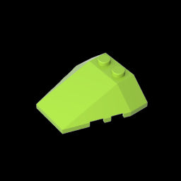 GDS-1584 - Wedge Sloped 4 x 4 Triple, No Stud Notches