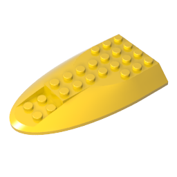 GDS-1586 - Aircraft Fuselage Curved Aft Section 6 x 10 Top