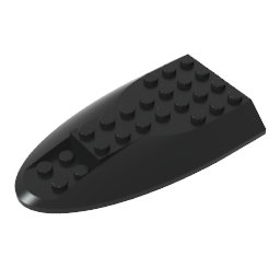 GDS-1586 - Aircraft Fuselage Curved Aft Section 6 x 10 Top