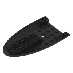 GDS-1587 - Aircraft Fuselage Curved Forward 6 x 10 Bottom