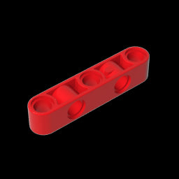 GDS-1591 - Technic Beam 1 x 5 Thick with Alternating Holes