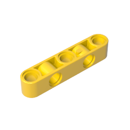 GDS-1591 - Technic Beam 1 x 5 Thick with Alternating Holes
