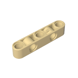 GDS-1591 - Technic Beam 1 x 5 Thick with Alternating Holes