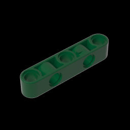 GDS-1591 - Technic Beam 1 x 5 Thick with Alternating Holes