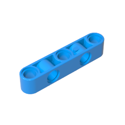 GDS-1591 - Technic Beam 1 x 5 Thick with Alternating Holes