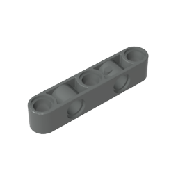 GDS-1591 - Technic Beam 1 x 5 Thick with Alternating Holes