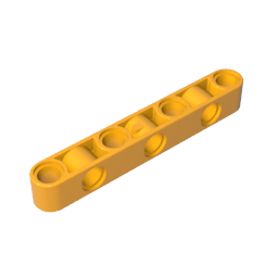 GDS-1592 - Technic Beam 1 x 7 Thick with Alternating Holes