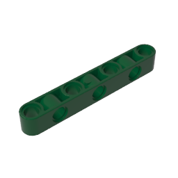 GDS-1592 - Technic Beam 1 x 7 Thick with Alternating Holes