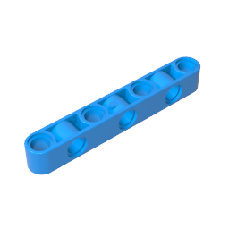 GDS-1592 - Technic Beam 1 x 7 Thick with Alternating Holes