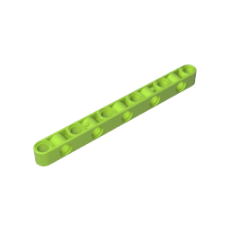 GDS-1594 - Technic Beam 1 x 11 Thick with Alternating Holes