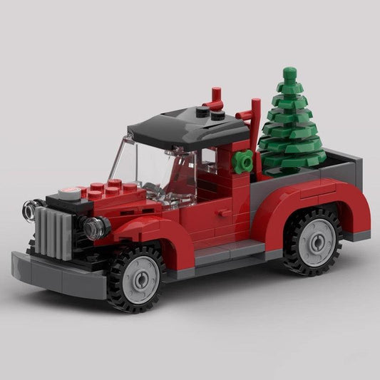 MOC-56351 Christmas Tree Truck based on the LEGO 40083 Set.