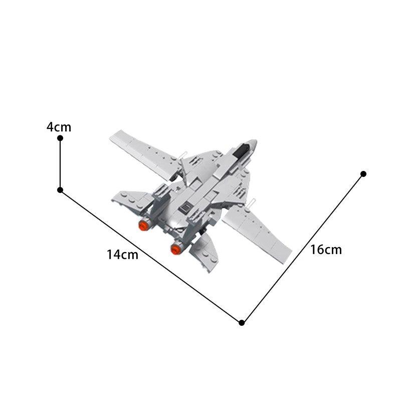MOC-78586 Top Gun F14 Tomcat (mini/midi) - revision– MOC
