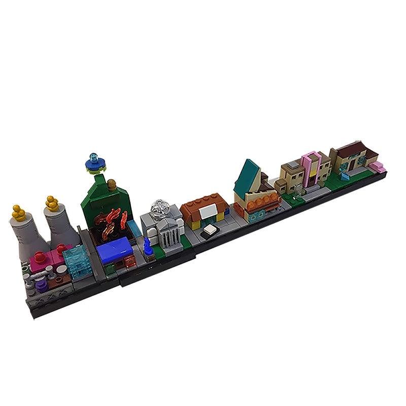 MOC-18013 The Simpsons Spingfield Skyline Architecture