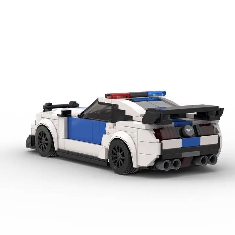 Ford Mustang Road Barrier Police