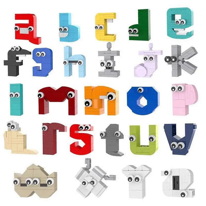 26 lowercase letters