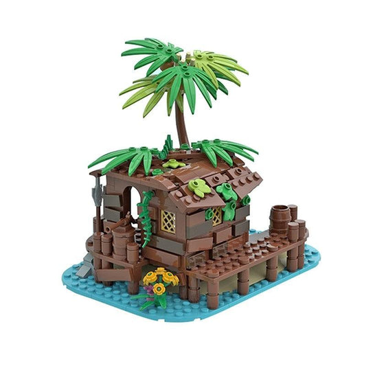 MOC-71229 Pirate Shed / 21322 Barracuda Bay extension