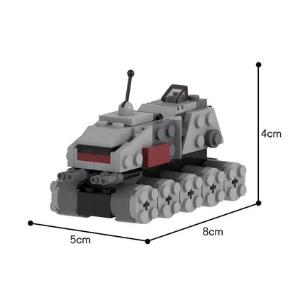 MOC-48717 Movie Accurate Clone Turbo Tank Microfighter
