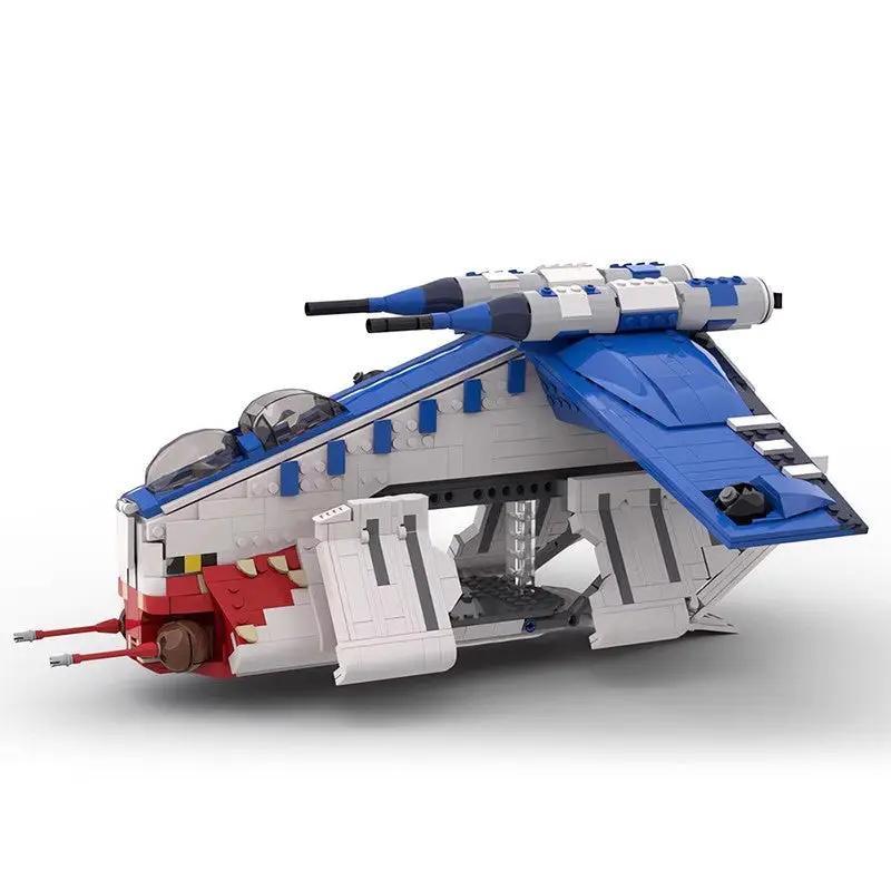 Star Wars Mandalorian Shadow Legion Republic Gunship 501st Army Coruscant Wolfpack Muunilinst MOC-105785 Building Blocks Kids Toy