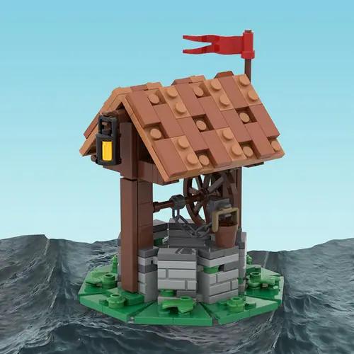 MOC-119638 MEDIEVAL WELL (Castle Theme)– MOC Brick Store