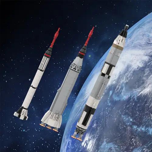 MOC-115939 Mercury & Gemini Collection [Saturn V scale]– MOC Brick
