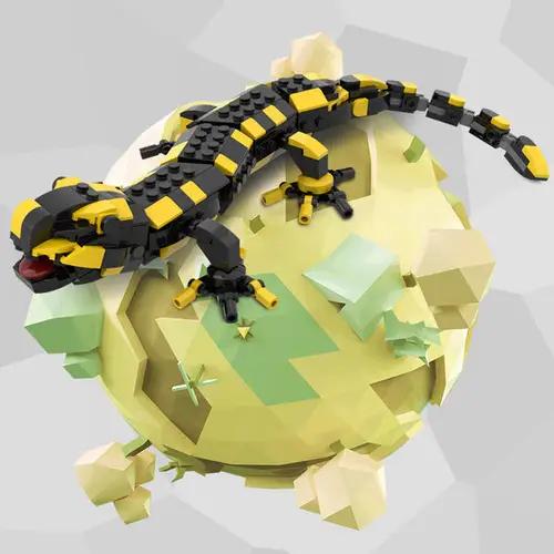 MOC-97315 Fire Salamander– MOC Brick Store
