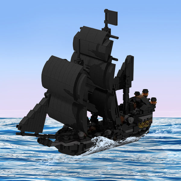 MOC-145843 [Mini Ships] Mini The Black Pearl 4184– MOC Brick Store