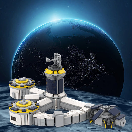 MOC-130781 Jamestown base Season 2 - For all mankind (nanofigure scale)